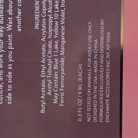 [Ellen Tracy] 💅 5 Bottles High Glossy Nail Color Collection, 0.3 fl oz SEALED - Picture 2 of 2